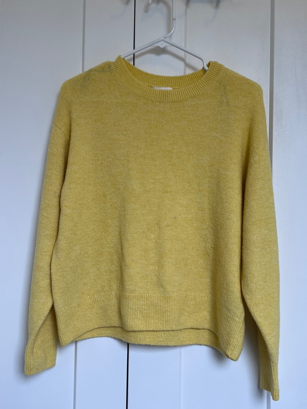 H&M Lemon Yellow Crewneck Sweater